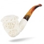 Photo #2 de Pipe Ecume de Mer Calabash Fleur