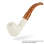Photo #3 de Pipe en Ecume de Mer Lisse Extra Arasta