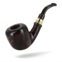 Photo #3 de Pipe Fait main Neerup Classic GR2 Sabl�e Courb�e Marron