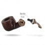 Photo #5 de Pipe Fait main Neerup Structure GR2 Sabl�e Marron