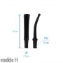 Photo #9 de Tuyau Pipe Acrylique Noir
