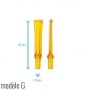 Photo #8 de Tuyau Pipe Acrylique Orange Transparent